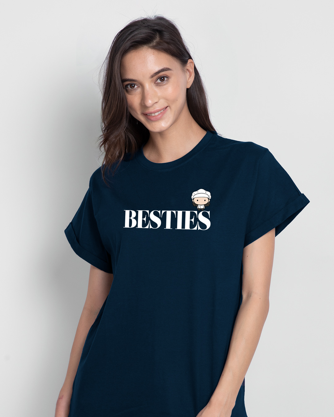 Shop Besties Boyfriend T-Shirt-Back