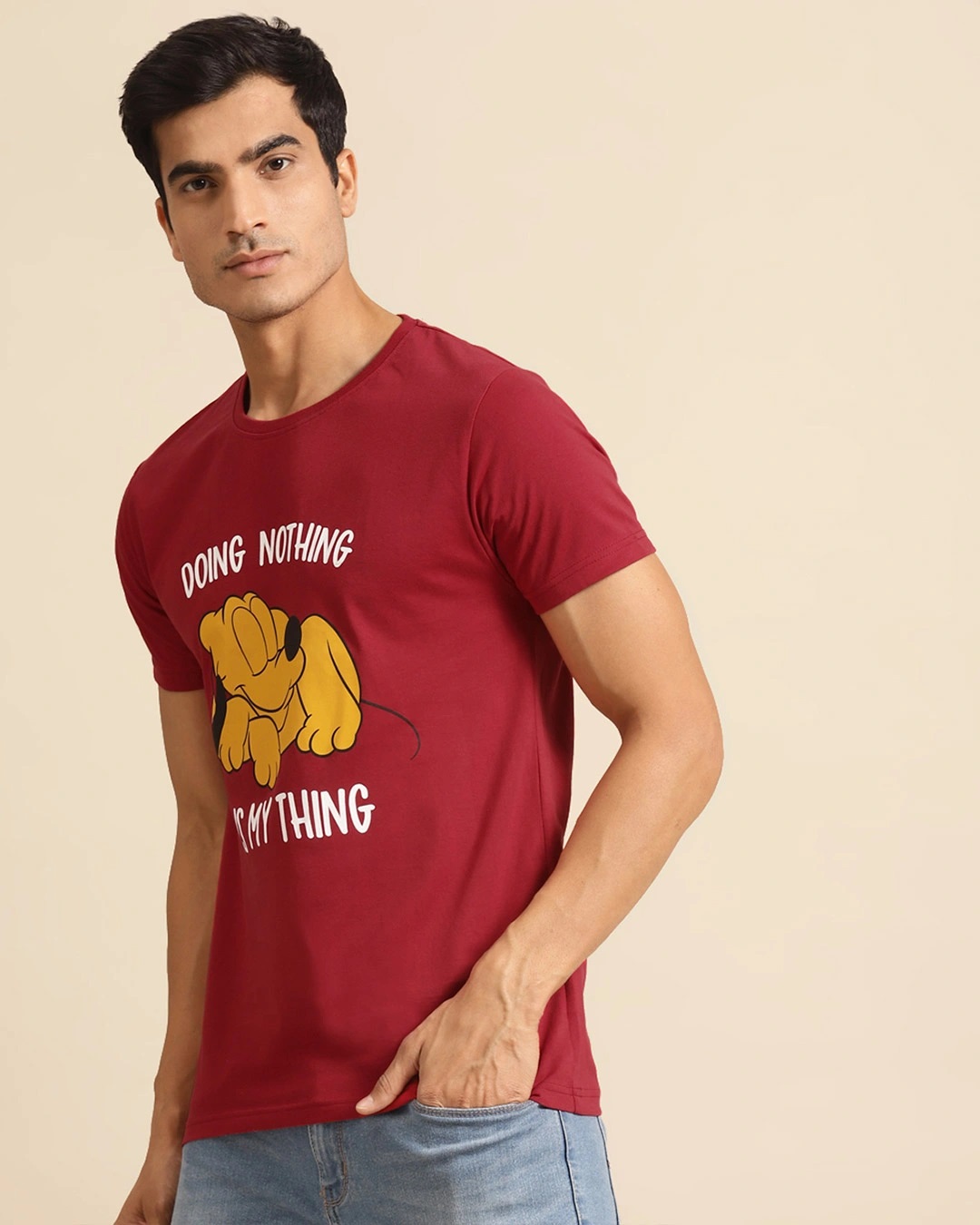 Shop Men's Red My Thing (DL) Graphic Printed T-shirt-Back