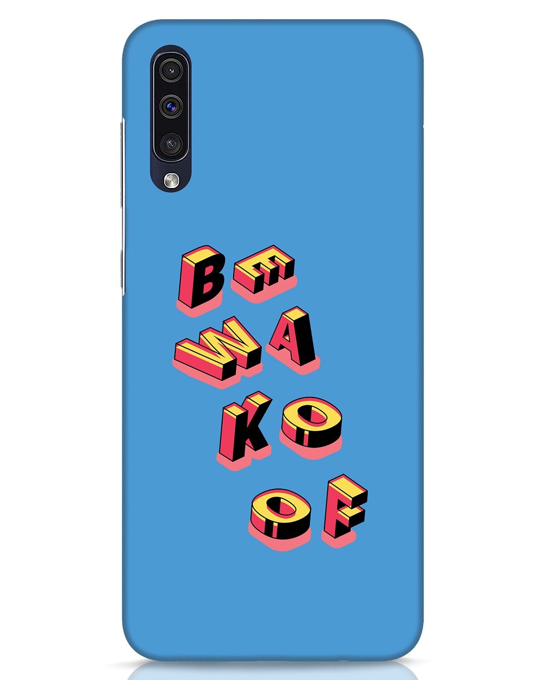 samsung a50 back cover bewakoof