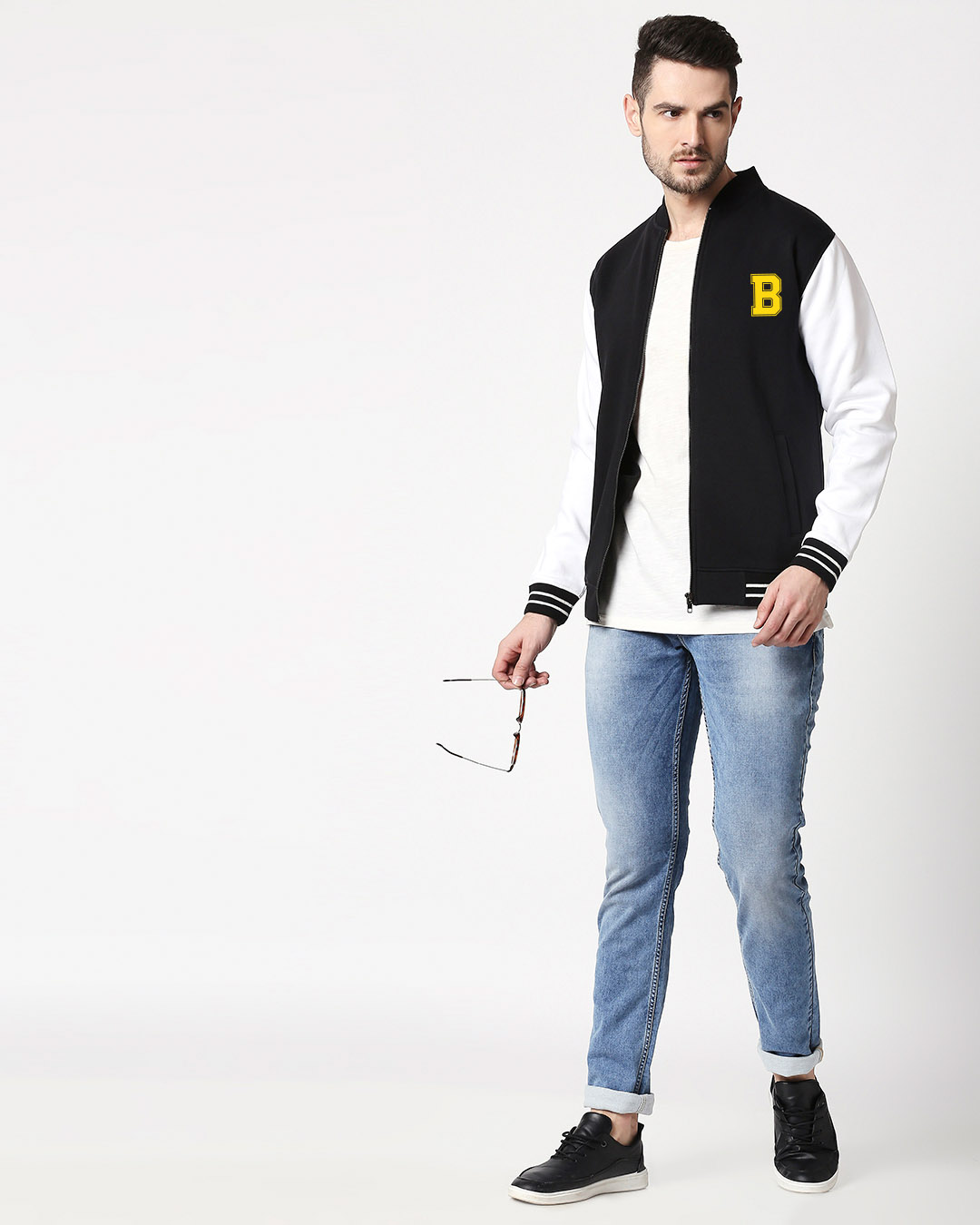 Buy Bewakoof Jet Black Loose Fit Oversized Jacket for Men's Online @ Tata  CLiQ