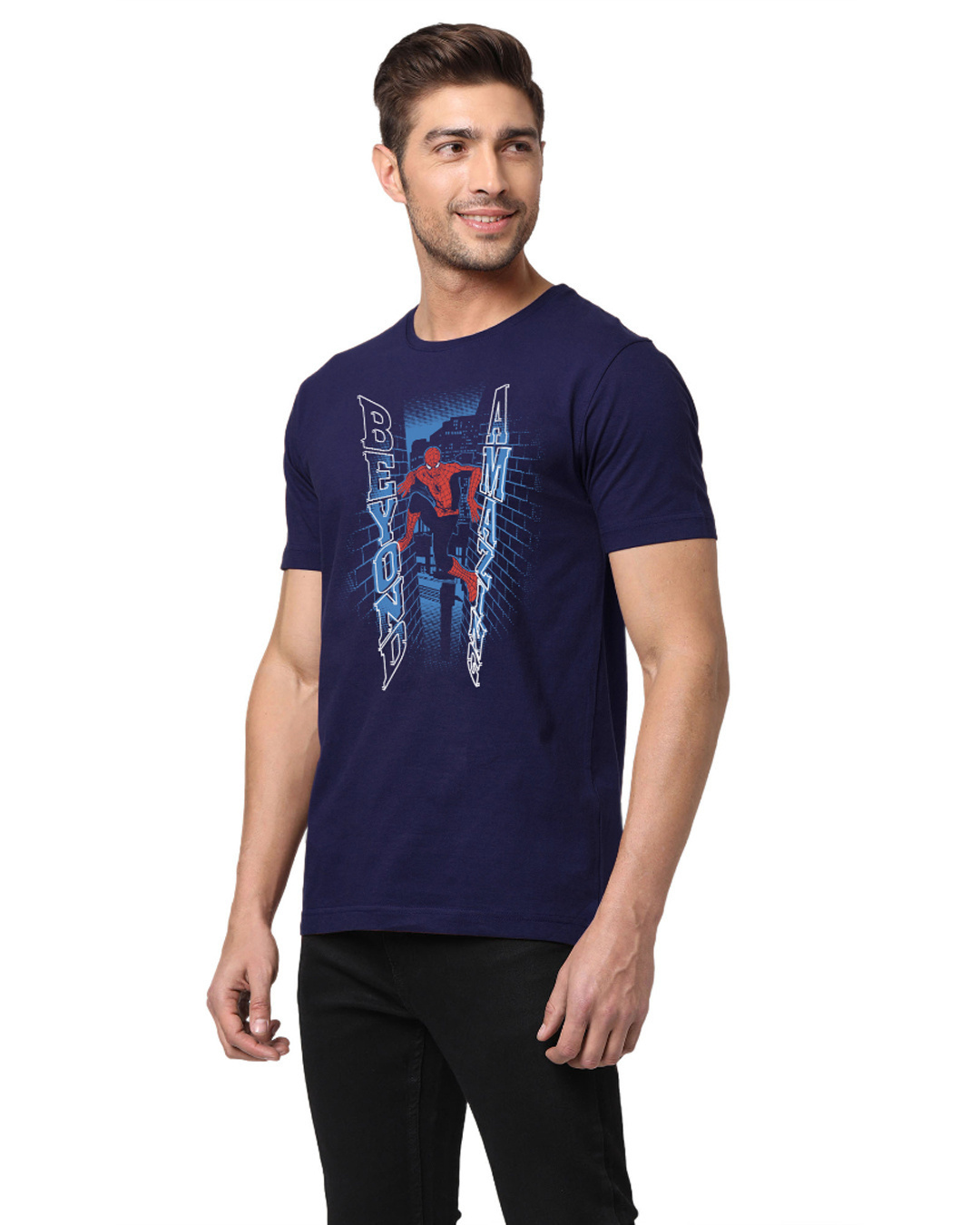 Shop Beyond Amazing - Marvel Official T-shirt-Back