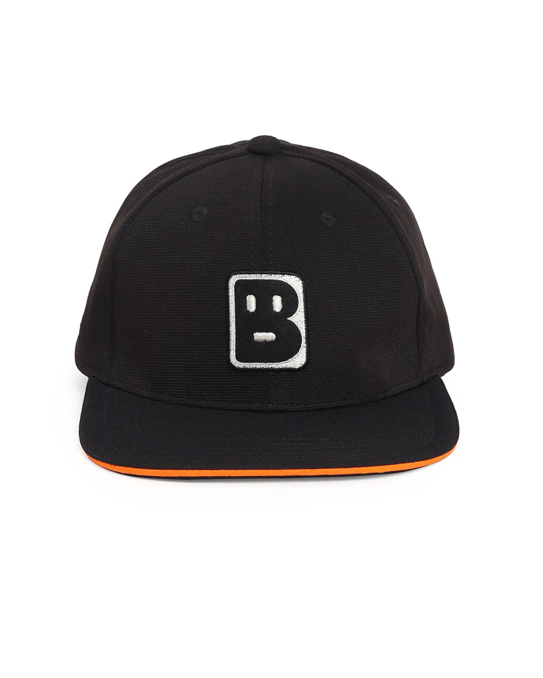 Shop Unisex Black Big B Snapback Cap-Back