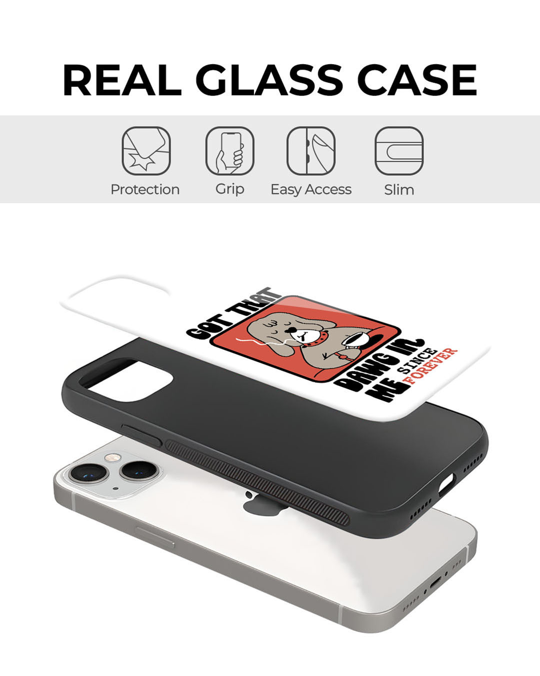 Shop Big Dawg Premium Glass Cover for Apple iPhone 12 Pro Max-Back