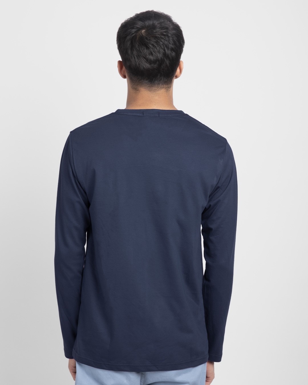 Shop Binod Full Sleeve T-Shirt - Galaxy Blue-Back