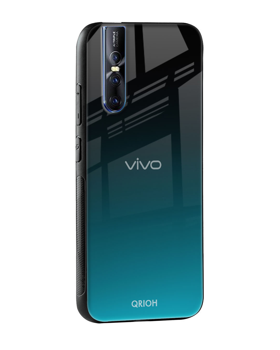 Shop Ultramarine Printed Premium Glass Cover for Vivo V15 Pro (Shock Proof, Lightweight)-Back