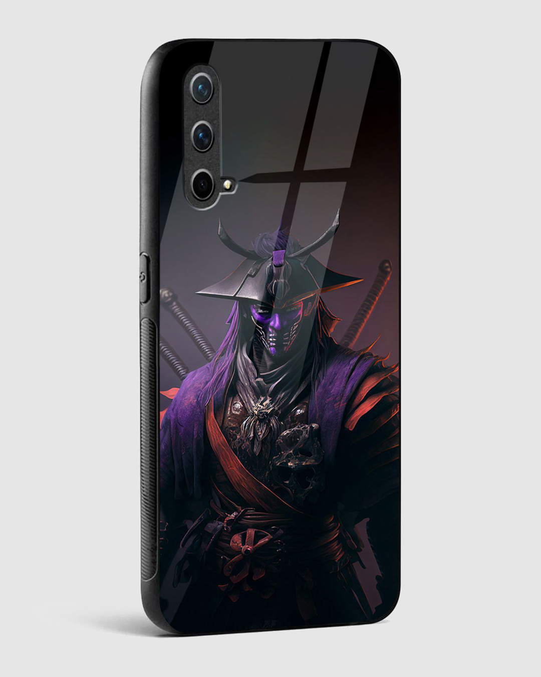 Shop Black Knight Premium Glass Case for OnePlus Nord CE 5G-Back