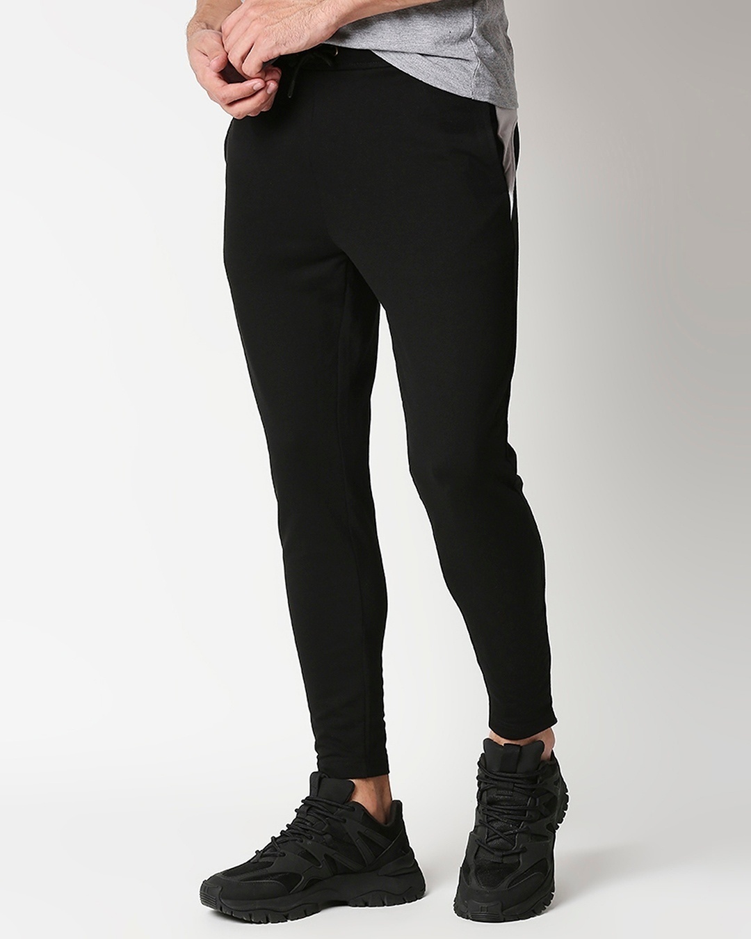 drop crotch skinny joggers