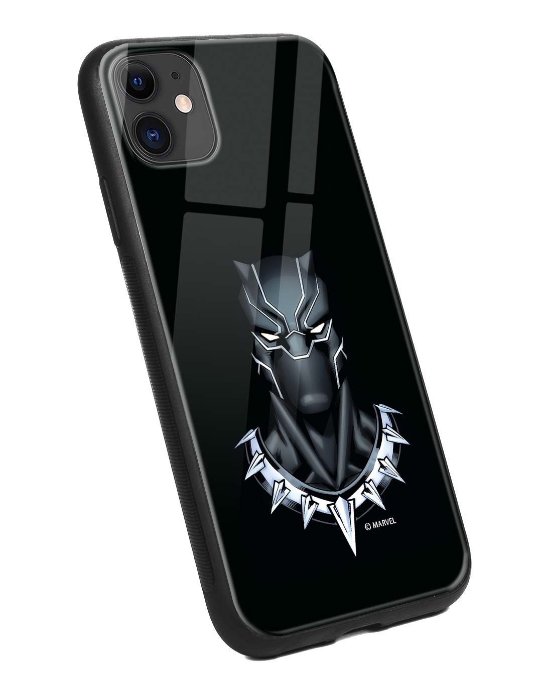 Shop Black Panther Minimal Dark iPhone 11 Mobile Cover (AVL)-Back