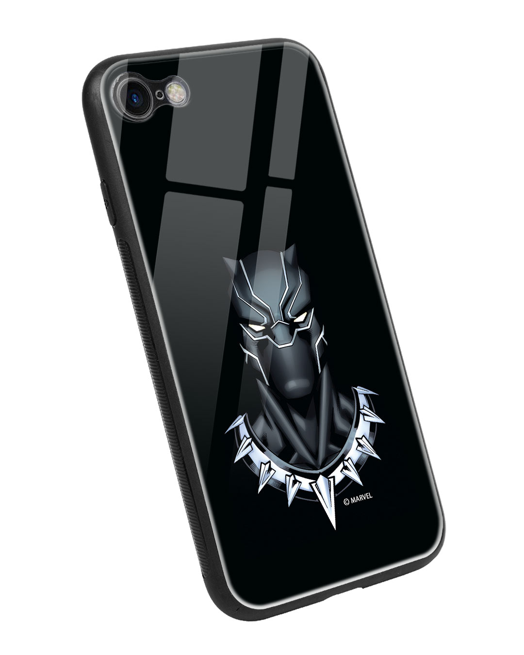 Shop Black Panther Minimal Dark iPhone 7 Mobile Cover (AVL)-Back