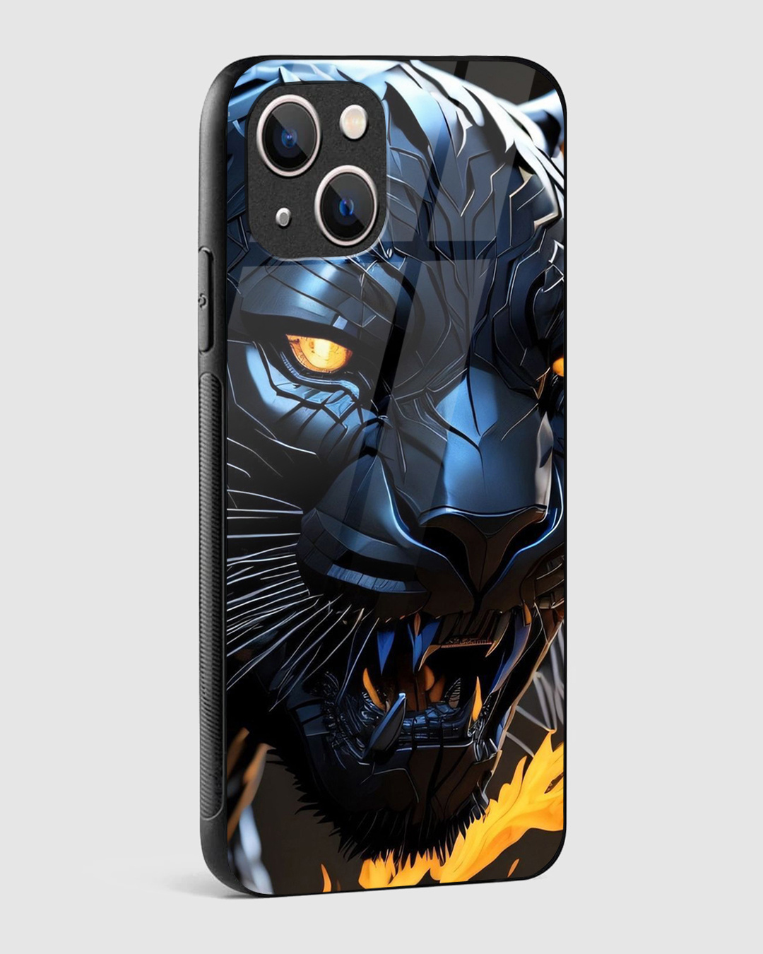Shop Black Panther Premium Glass Case for Apple iPhone 13 Mini-Back