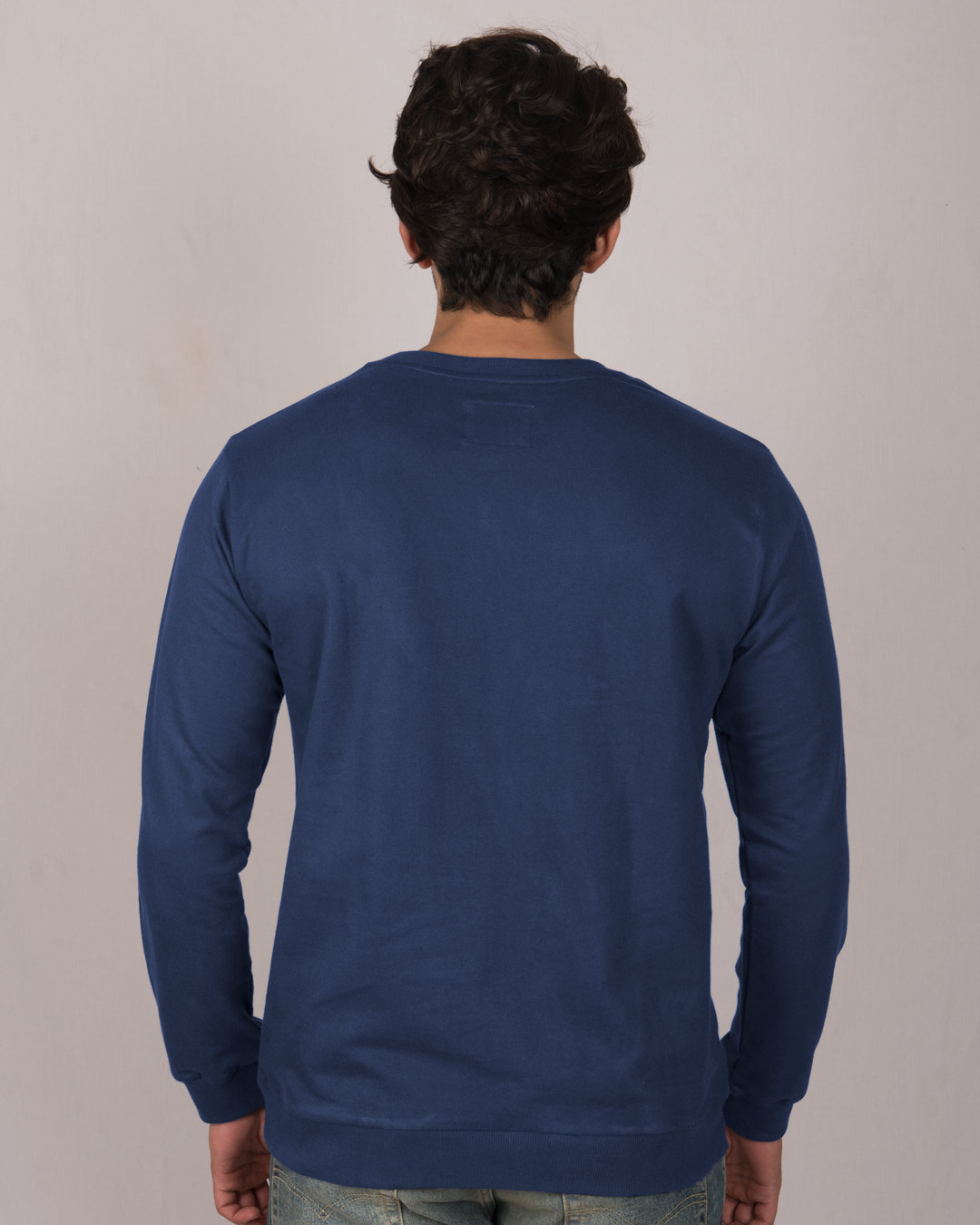 Shop Block Kar De Mujhe Fleece Light Sweatshirt-Back
