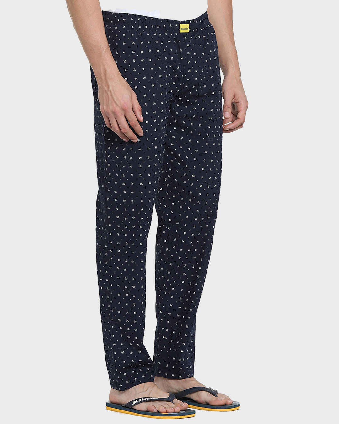 Shop Blue AOP Geometric Print D Pyjamas-Back