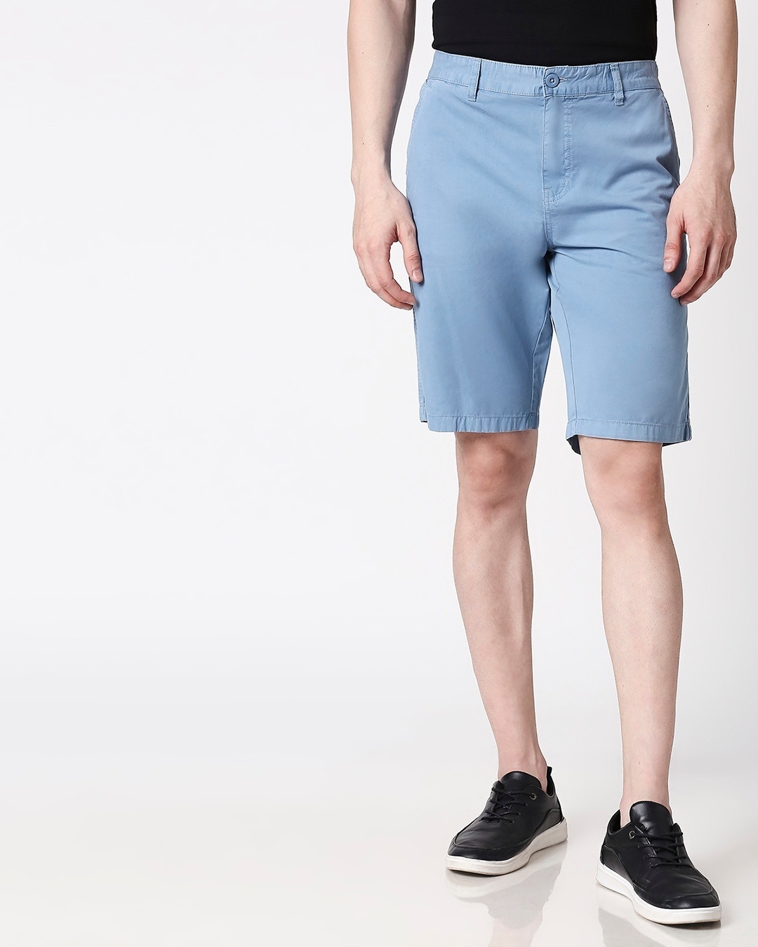 Shop Blue Dust Men's Shorts-Back