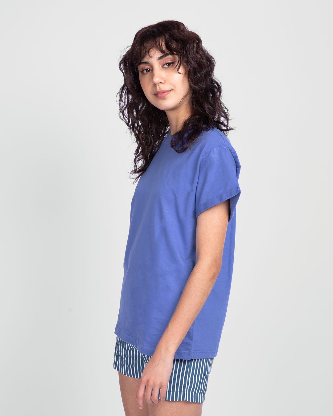 Shop Blue Haze Boyfriend T-Shirt-Back