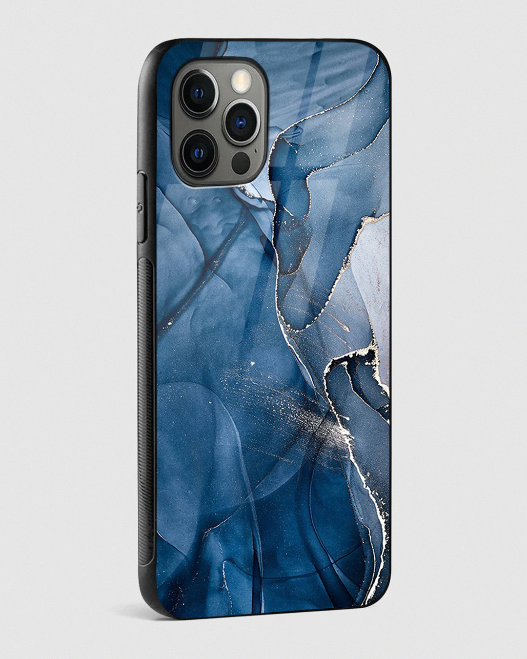 Shop Blue Marble Premium Glass Case for Apple iPhone 15 Pro-Back