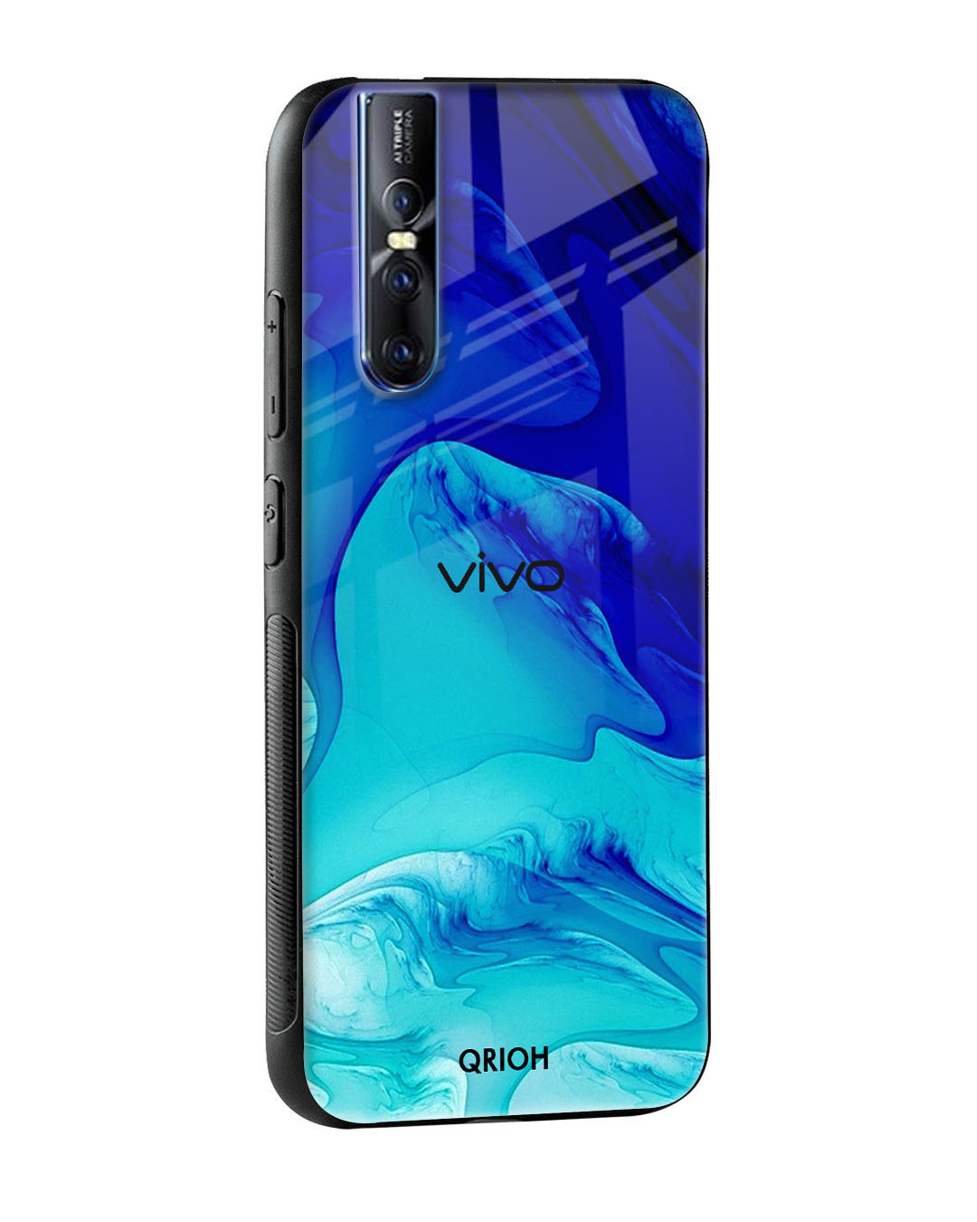 Shop Raging Tides Printed Premium Glass Cover for Vivo V15 Pro (Shock Proof, Lightweight)-Back
