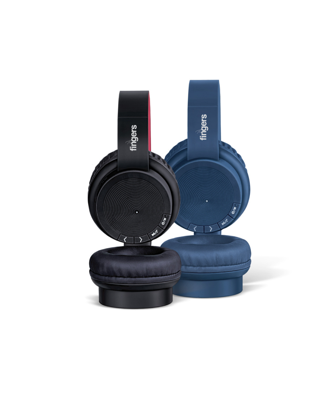 Shop Blue True Wireless Bluetooth Headphones-Back