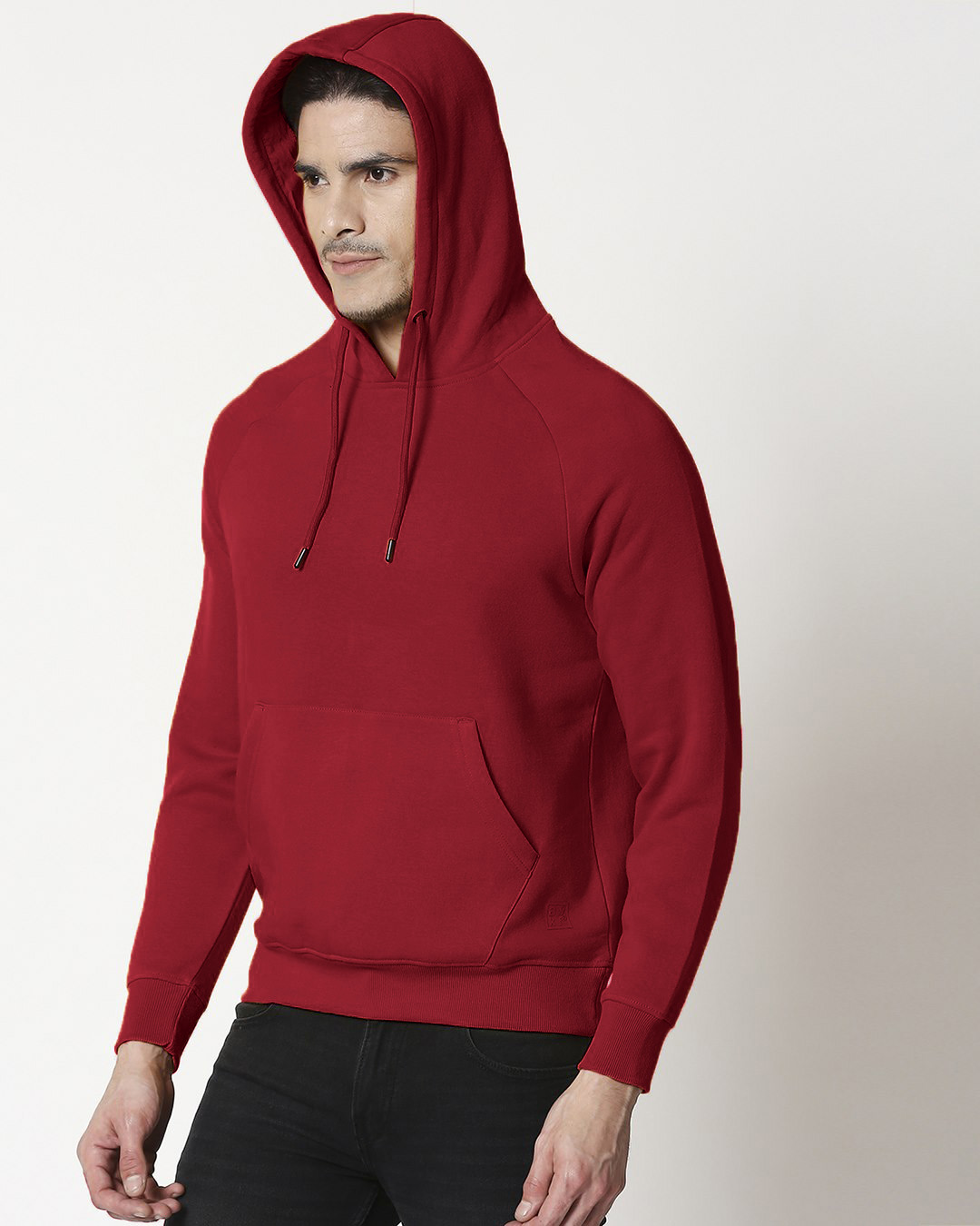 Shop Bold Red Hoodie-Back
