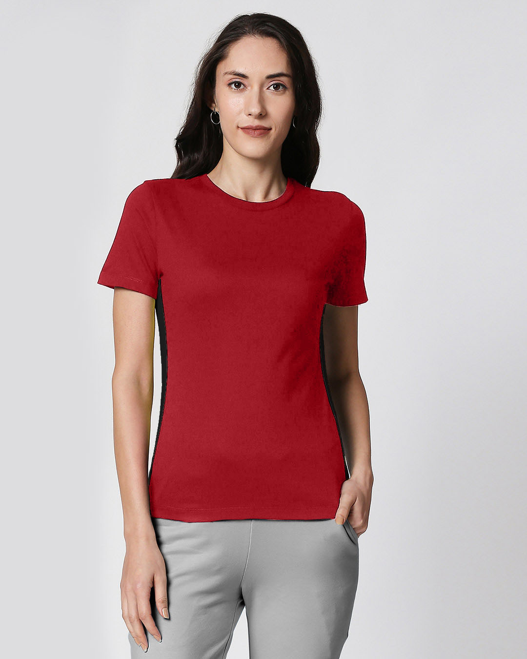 bold red t shirt