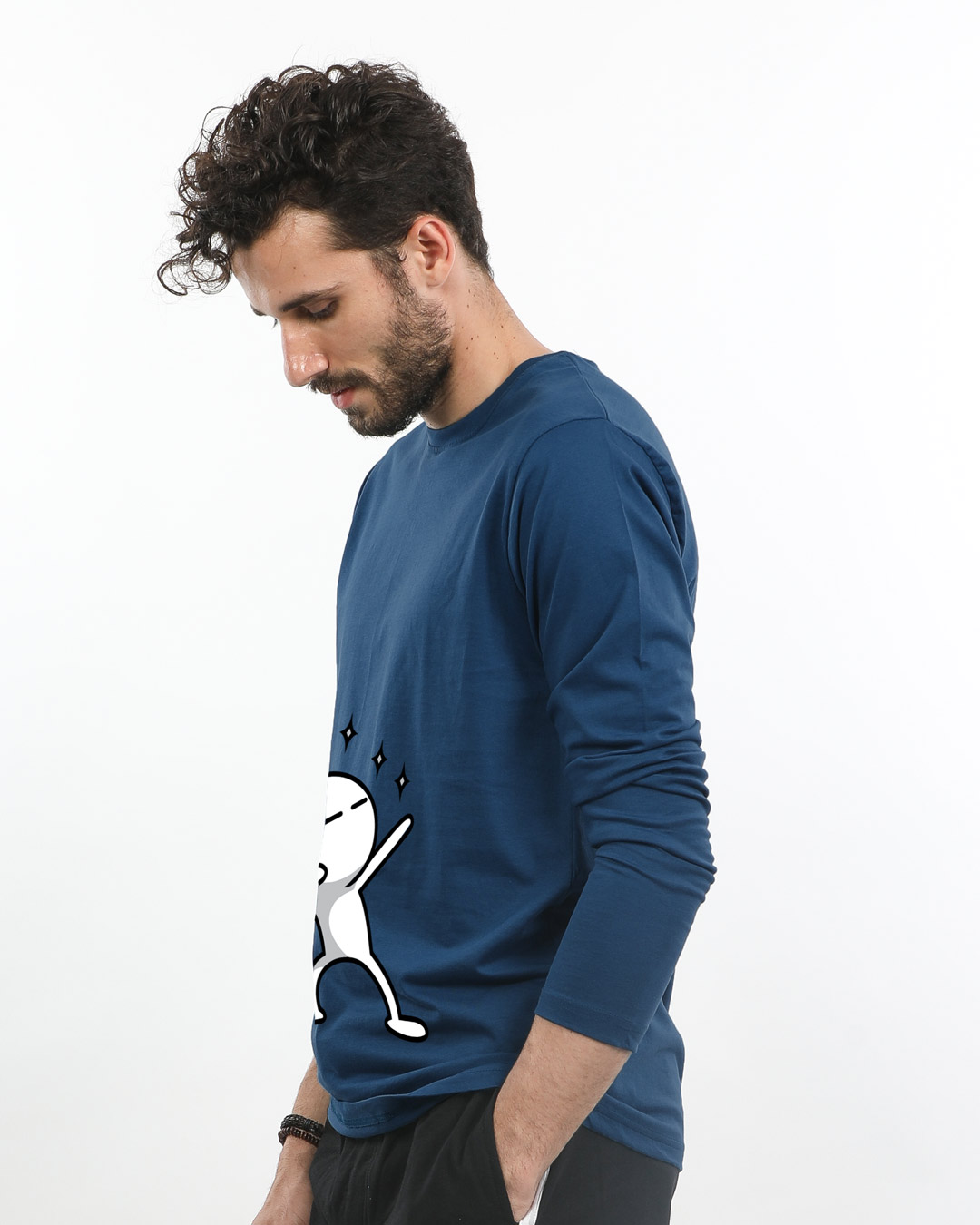 Shop Bolt Bunny Full Sleeve T-Shirt-Back