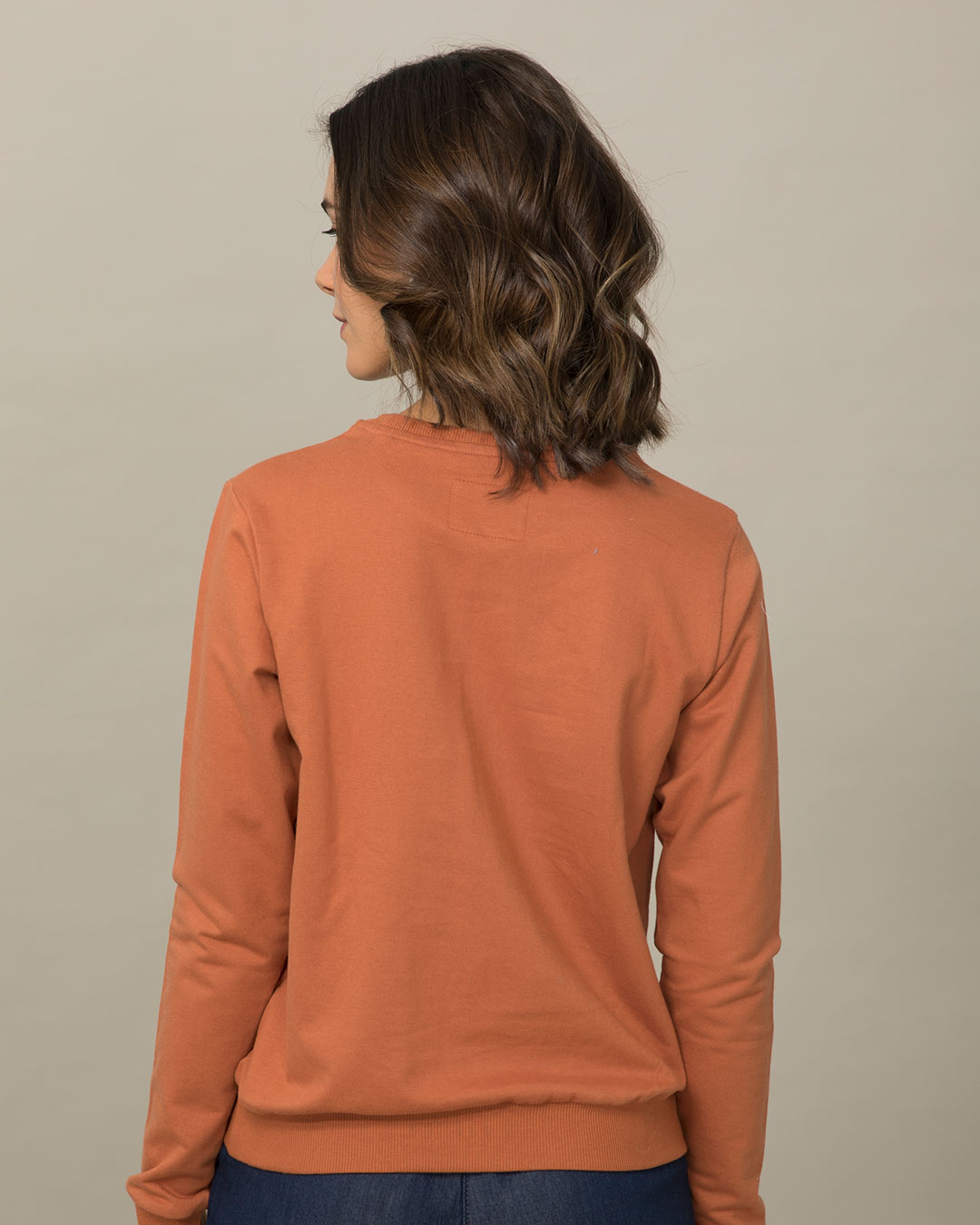 Shop Bonjour Paris Fleece Light Sweatshirt-Back