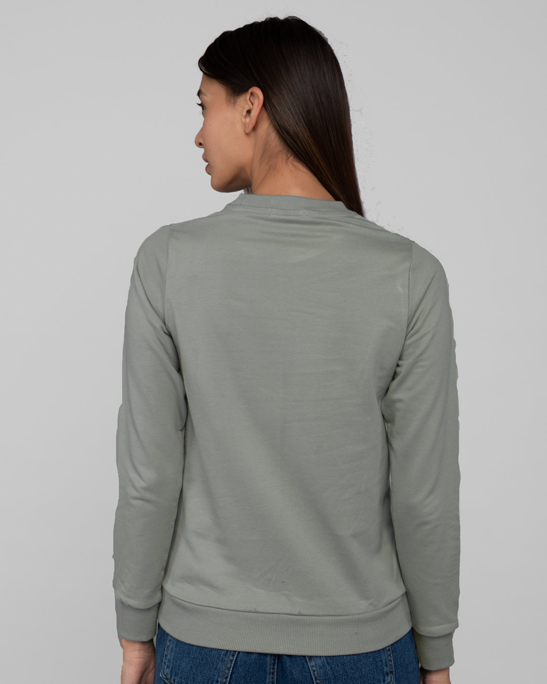 Shop Bonjour Paris Fleece Light Sweatshirt-Back