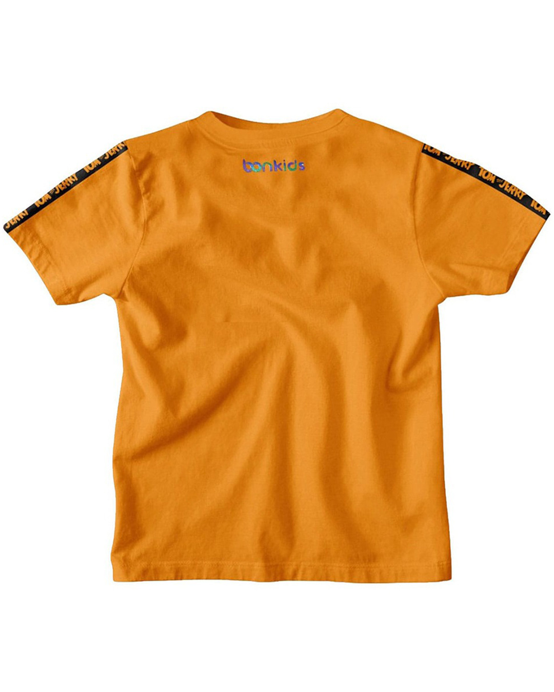 Shop Boys Orange Tom Jerry Graphic Printed T Shirt-Back