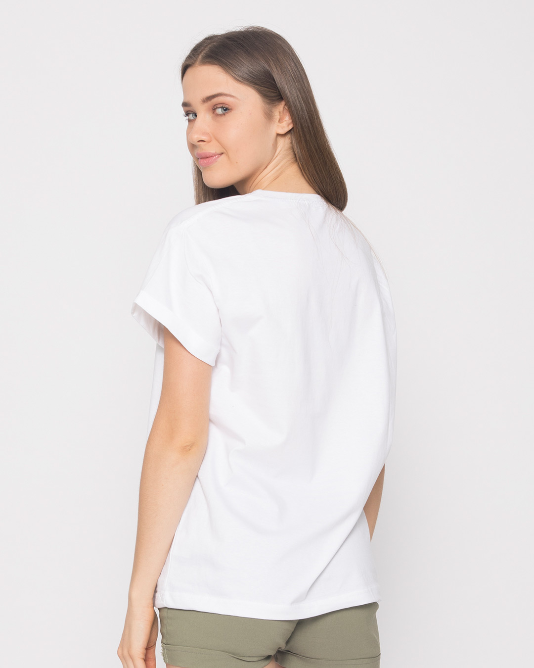 Shop Boo Cares Boyfriend T-Shirt-Back