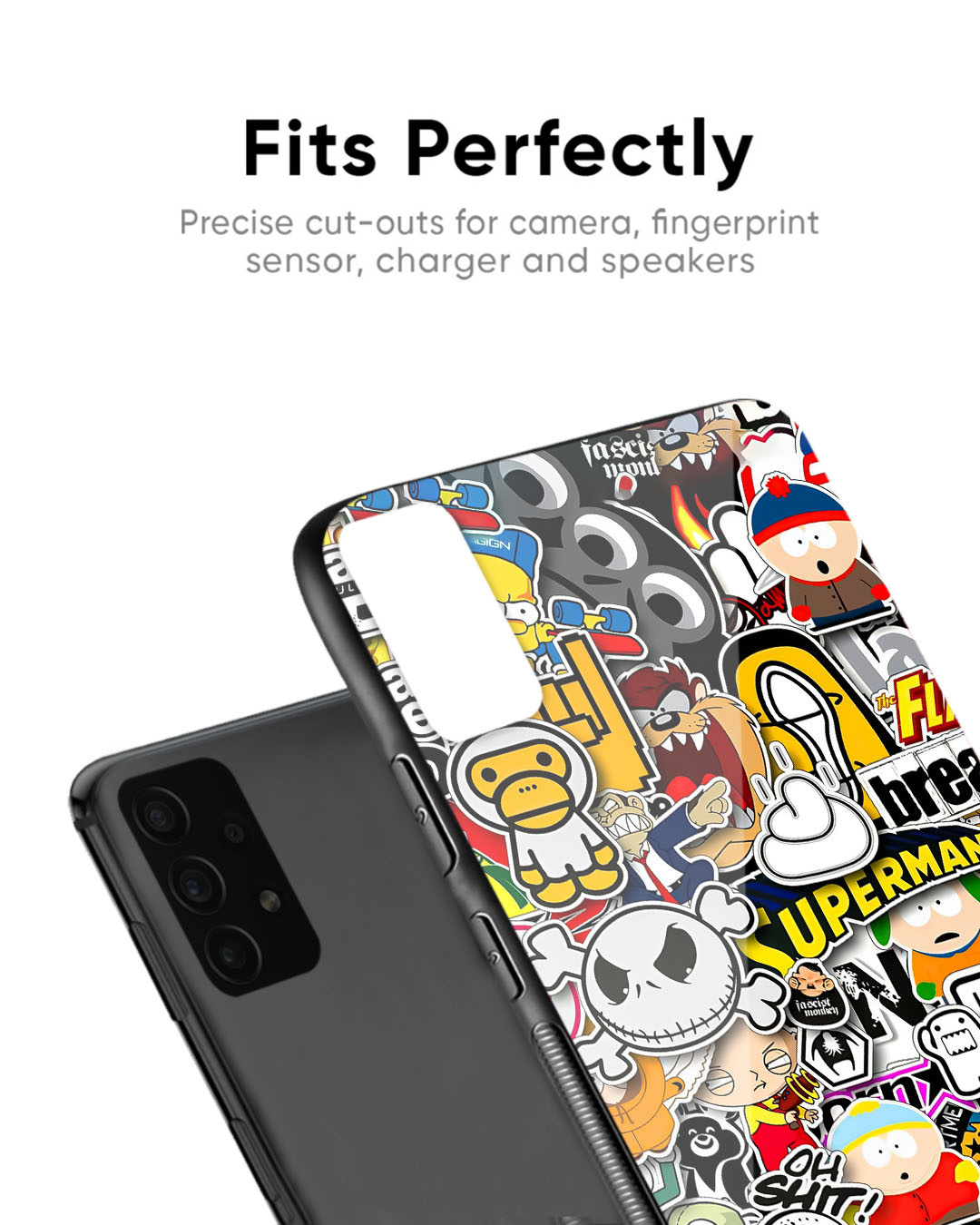 Shop Boosted Premium Glass Case for OnePlus 7 Pro (Shock Proof, Scratch Resistant)-Back
