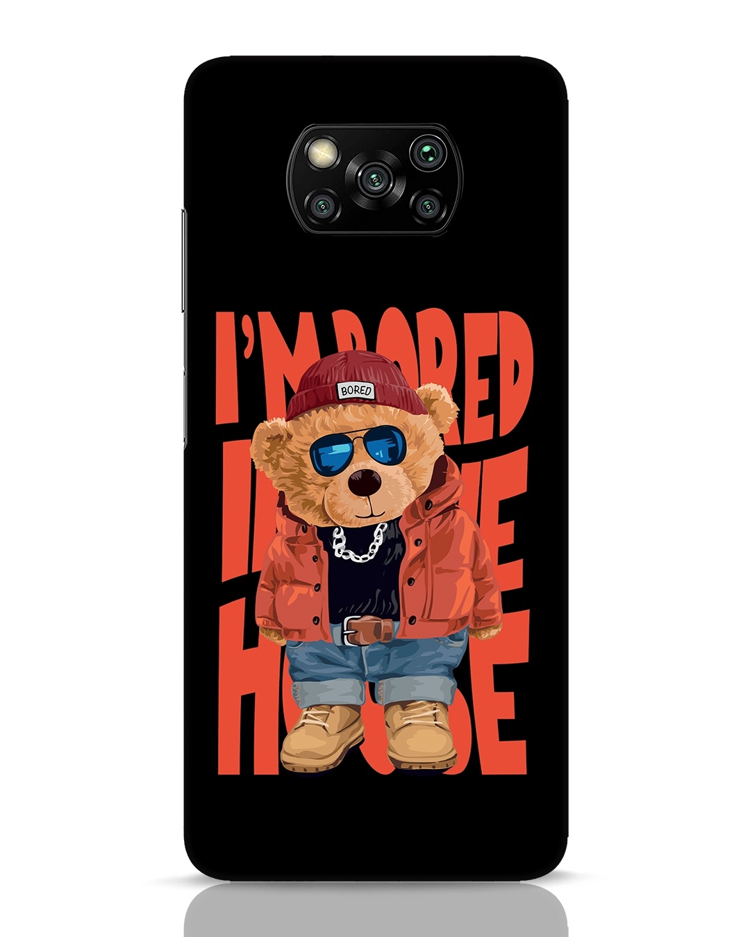 Buy Bored Teddy Designer Hard Cover For Xiaomi Poco X3 Pro Online In India At Bewakoof 9602