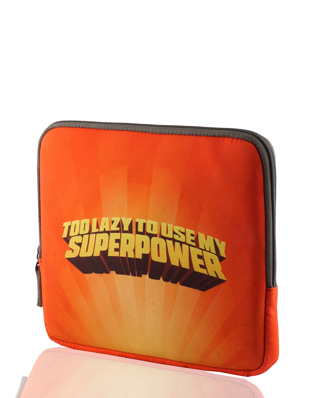 Shop Orange Lazy Superpower Tab Sleeve-Back