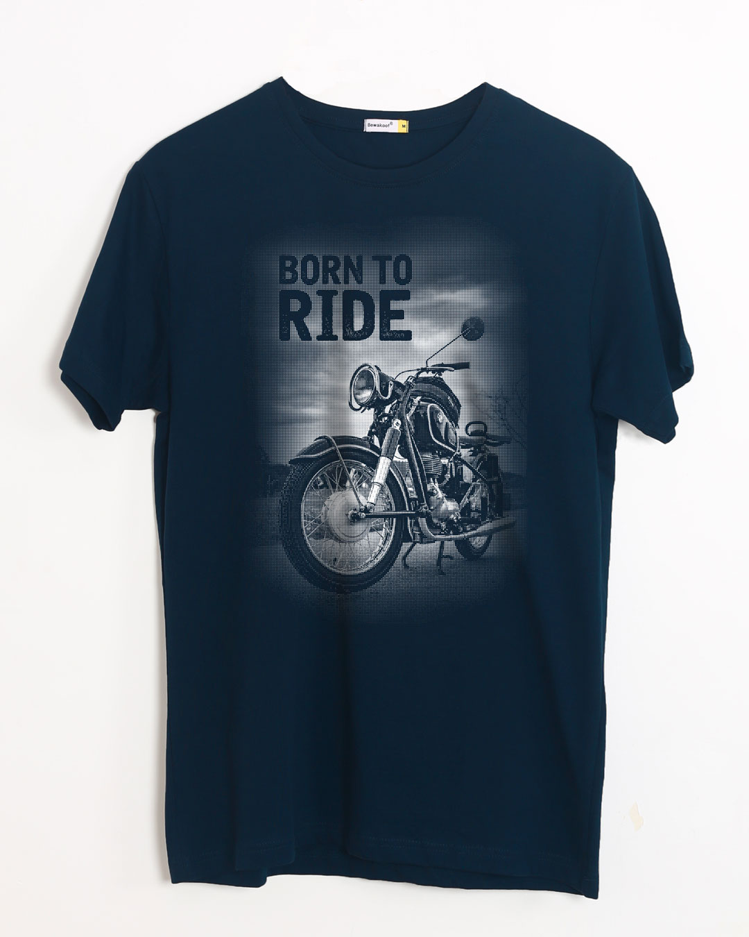 Born to Ride Baby Tee - White