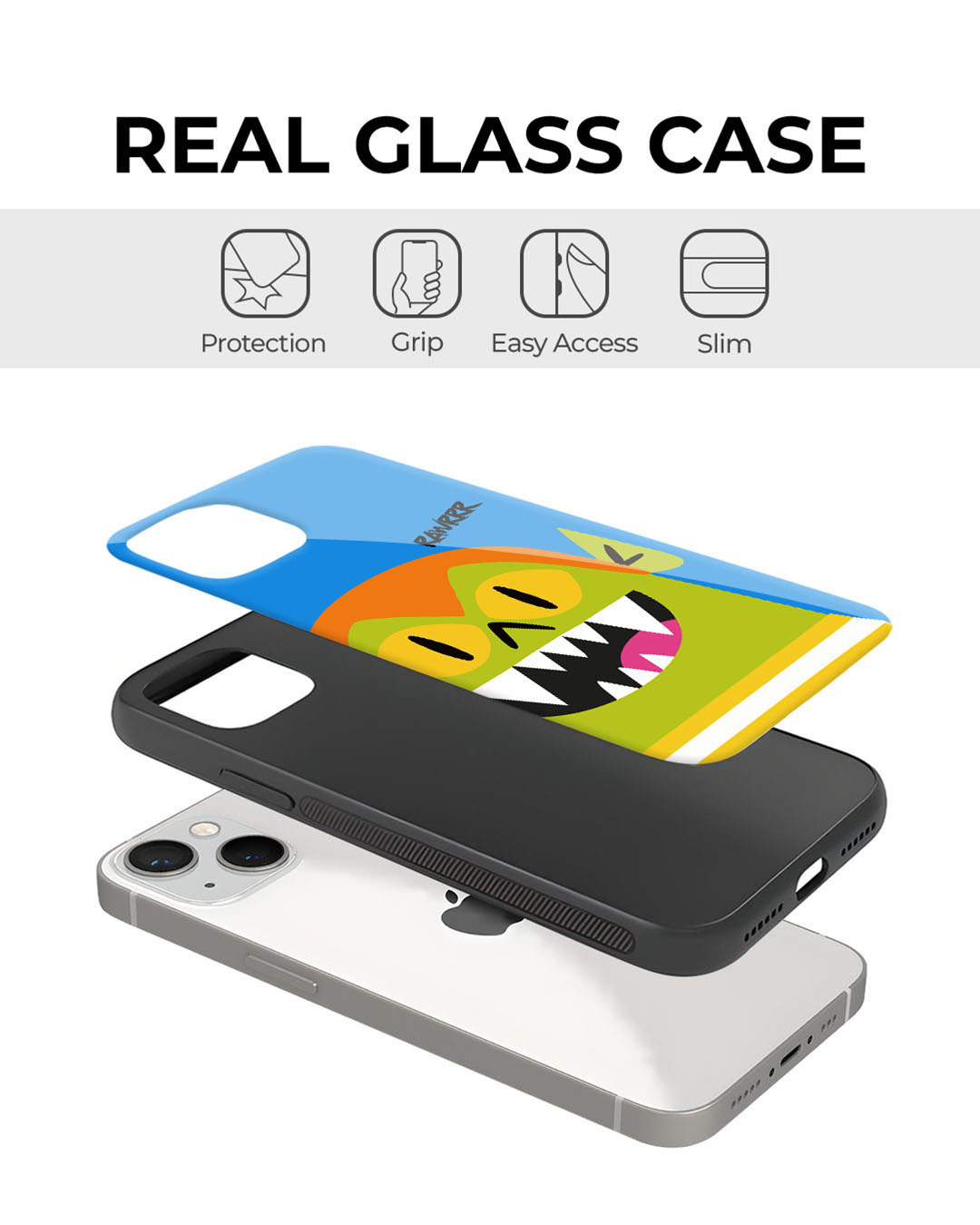 Shop Boy Next Door Premium Glass Cover for Apple iPhone 13-Back