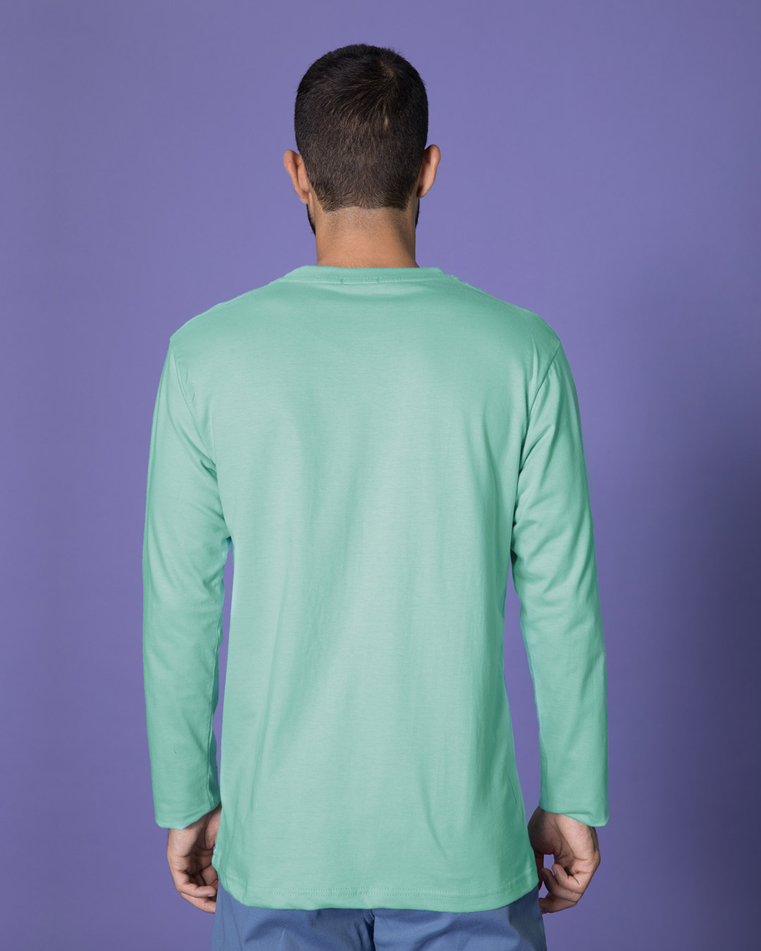 Shop Boy With The Headphones Full Sleeve T-Shirt-Back