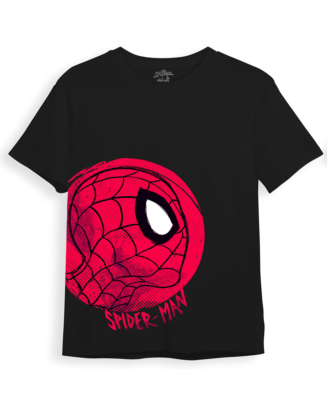 Buy Boys Black Spiderman Graphic Printed T-shirt Online at Bewakoof