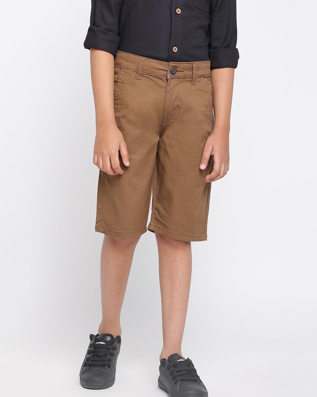 Buy Boys Brown Shorts Online at Bewakoof