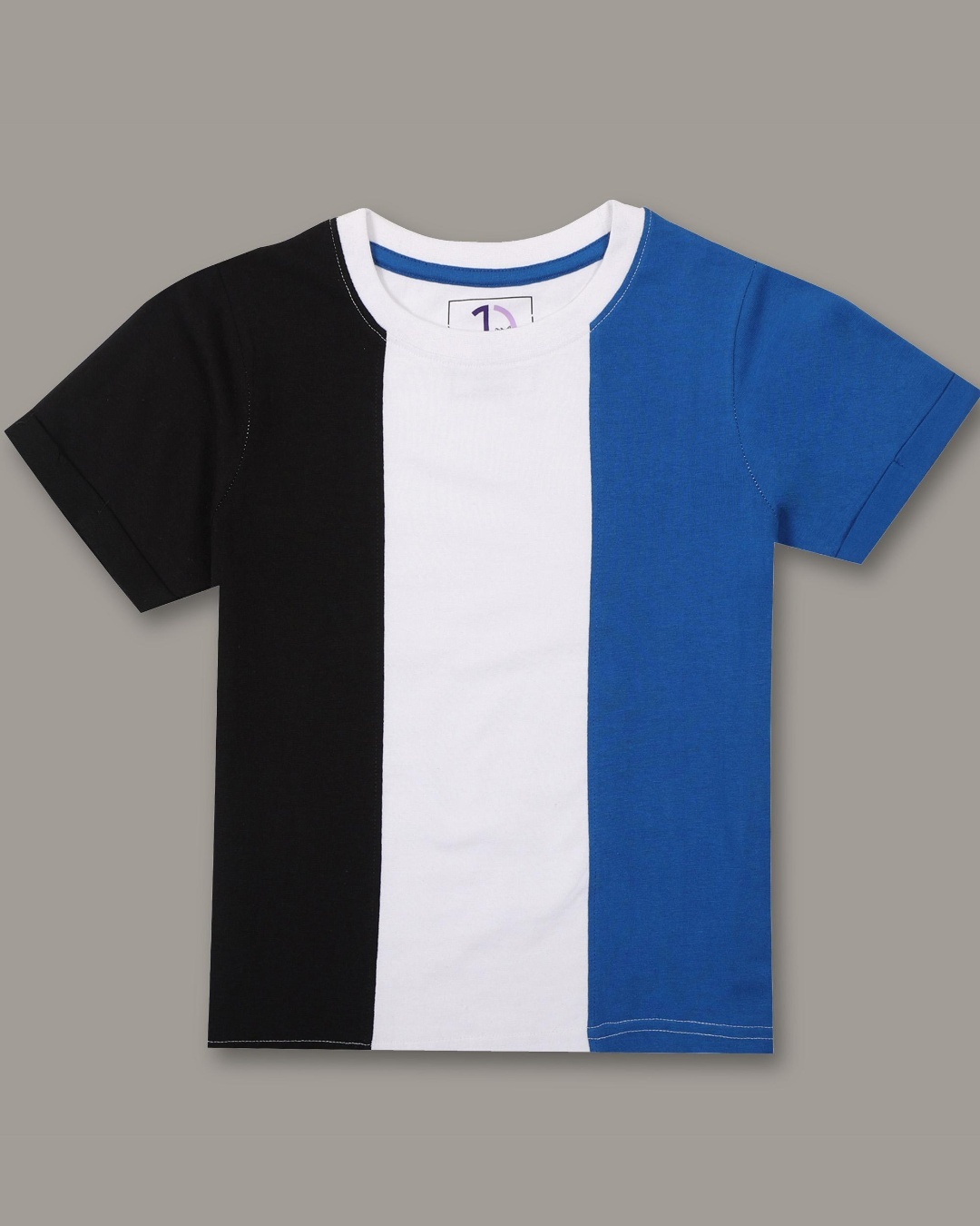 Shop Pack of 3 Boys Multicolor Color Block T-shirt-Back