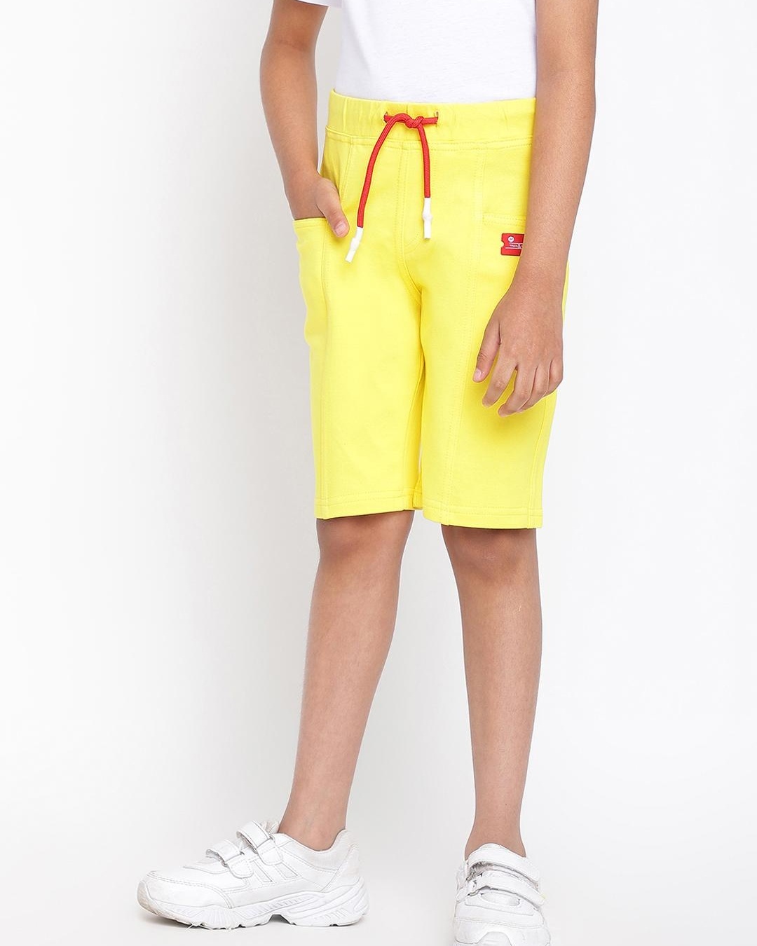 Shop Boys Yellow Shorts-Back