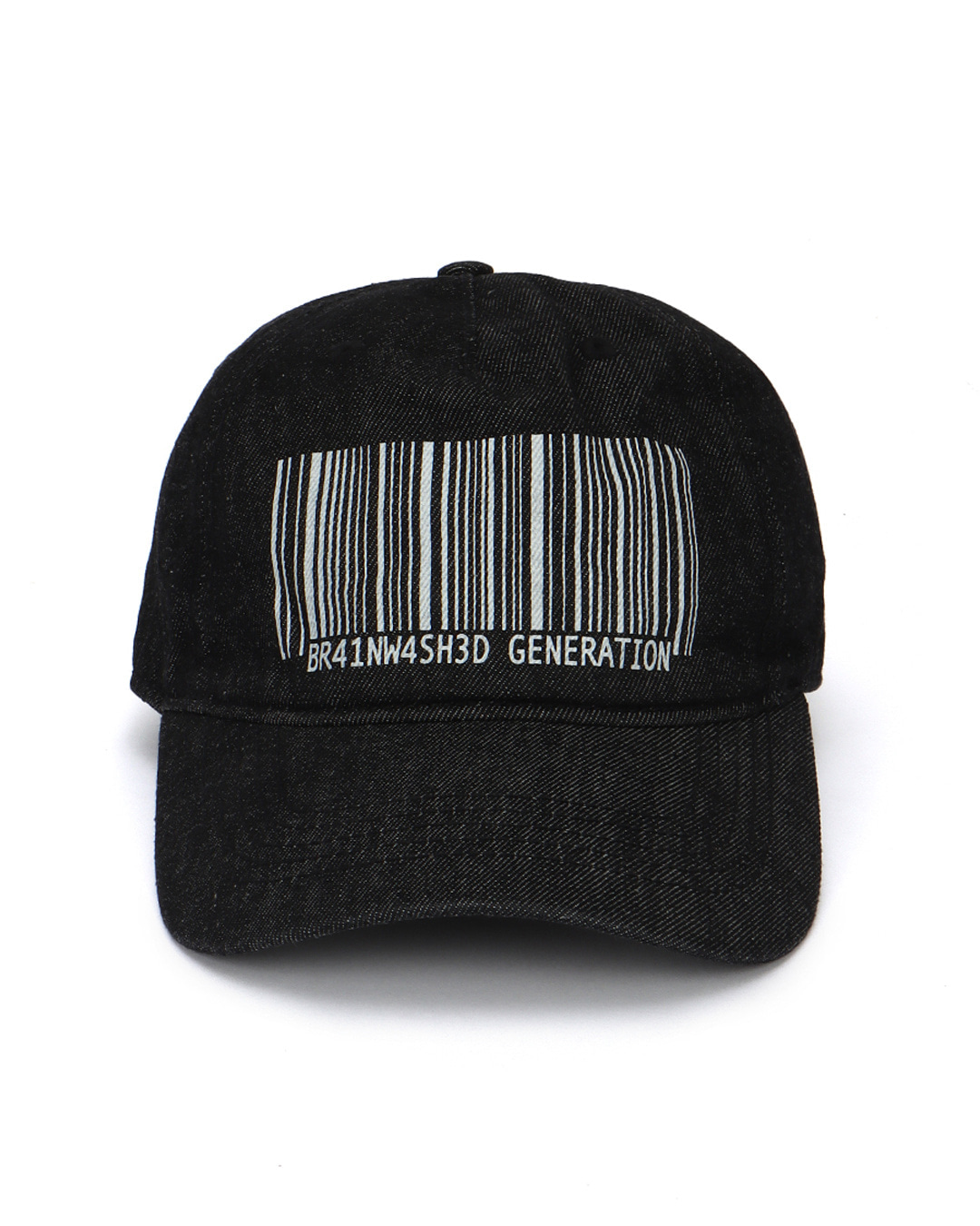 Shop Unisex Black Brainwashed Baseball Cap-Back