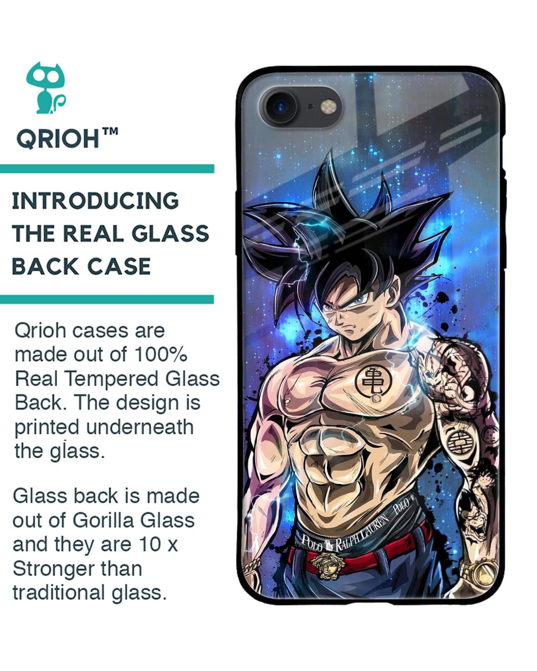 Shop Branded Anime Premium Glass Case for Apple iPhone 7 (Shock Proof,Scratch Resistant)-Back