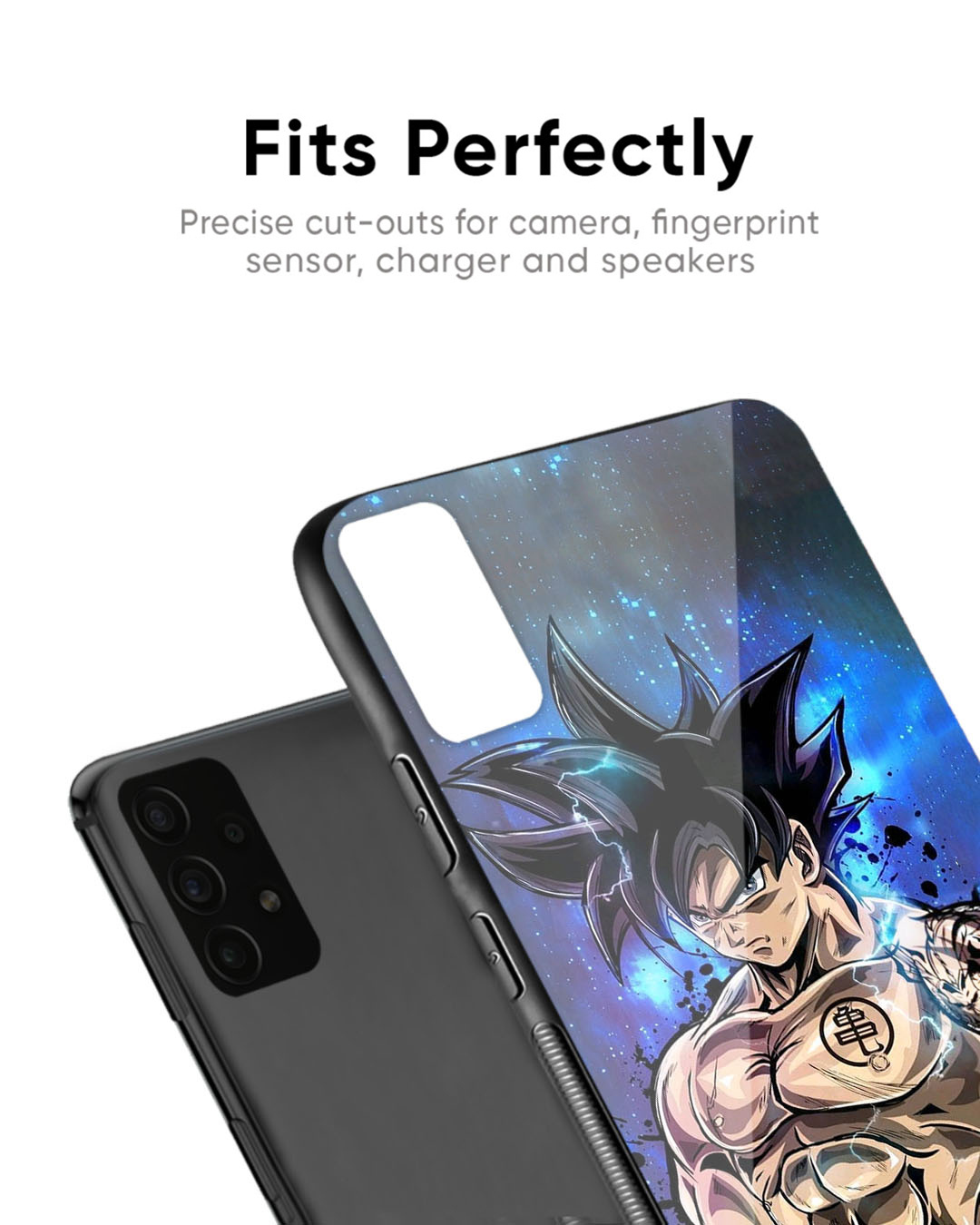 Shop Branded Anime Premium Glass Case for Poco F5 5G (Shock Proof, Scratch Resistant)-Back