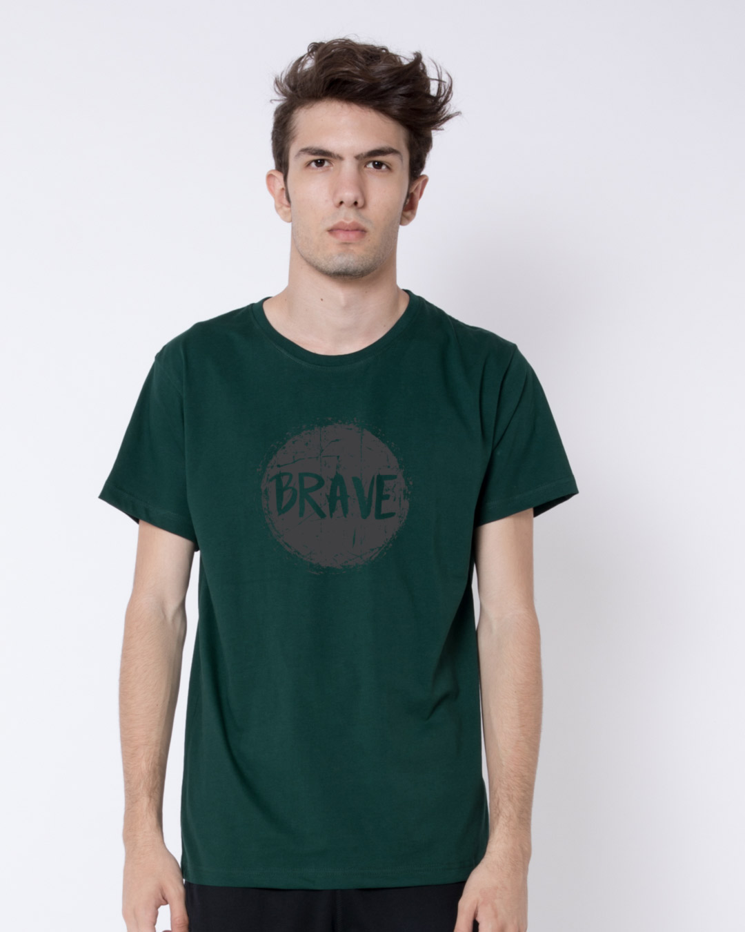 Shop Brave Half Sleeve T-Shirt-Back