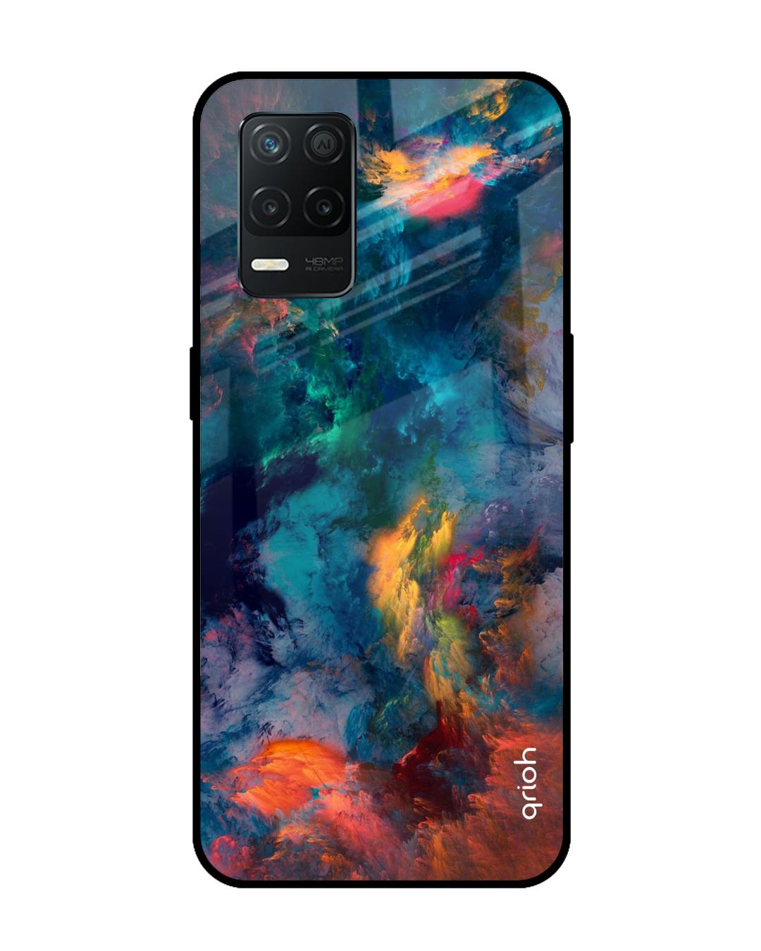 buy-brave-lion-printed-premium-glass-cover-for-realme-8-5g-shockproof