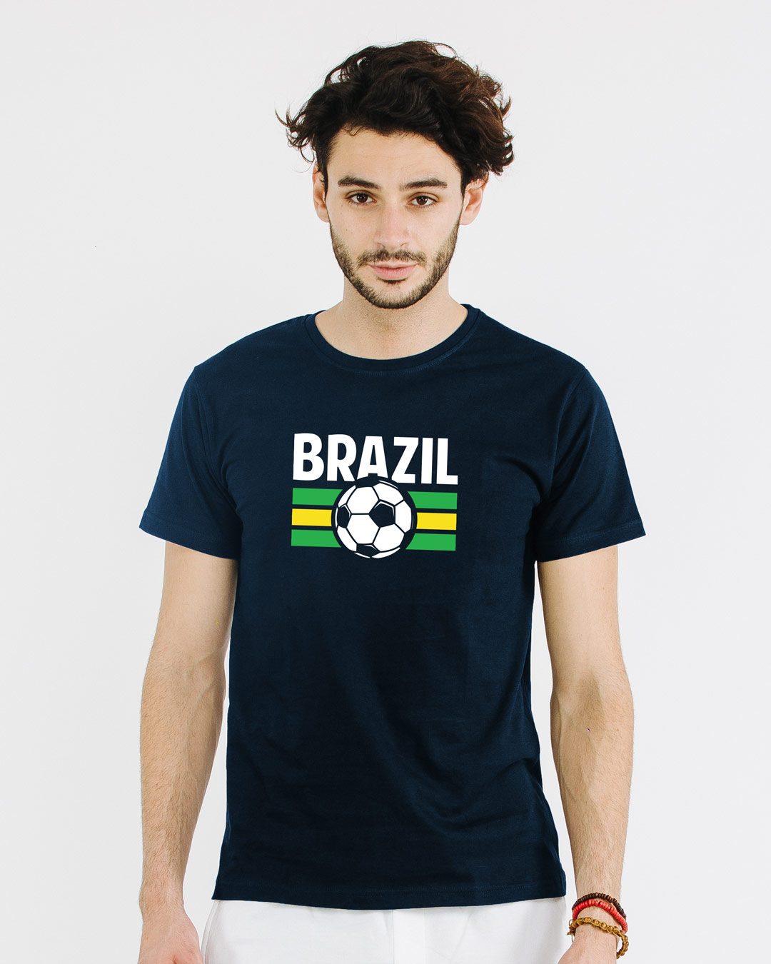 Shop Brazil Half Sleeve T-Shirt-Back