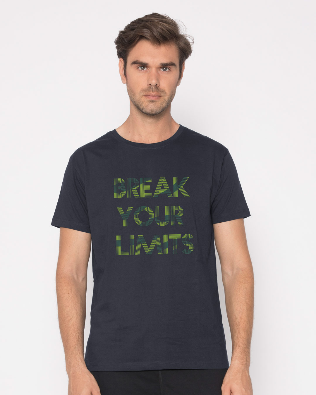 Shop Break Your Limits Half Sleeve T-Shirt-Back