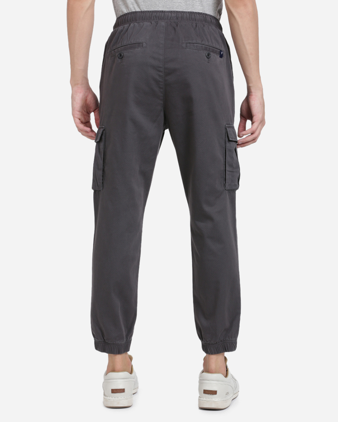 Buy Breakbounce Men Printed Casual Joggers For Men Grey Online At Bewakoof