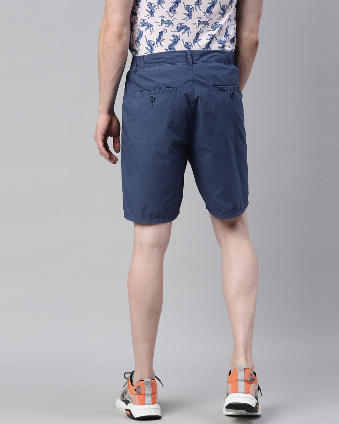 Shop Solid Chino Shorts-Back