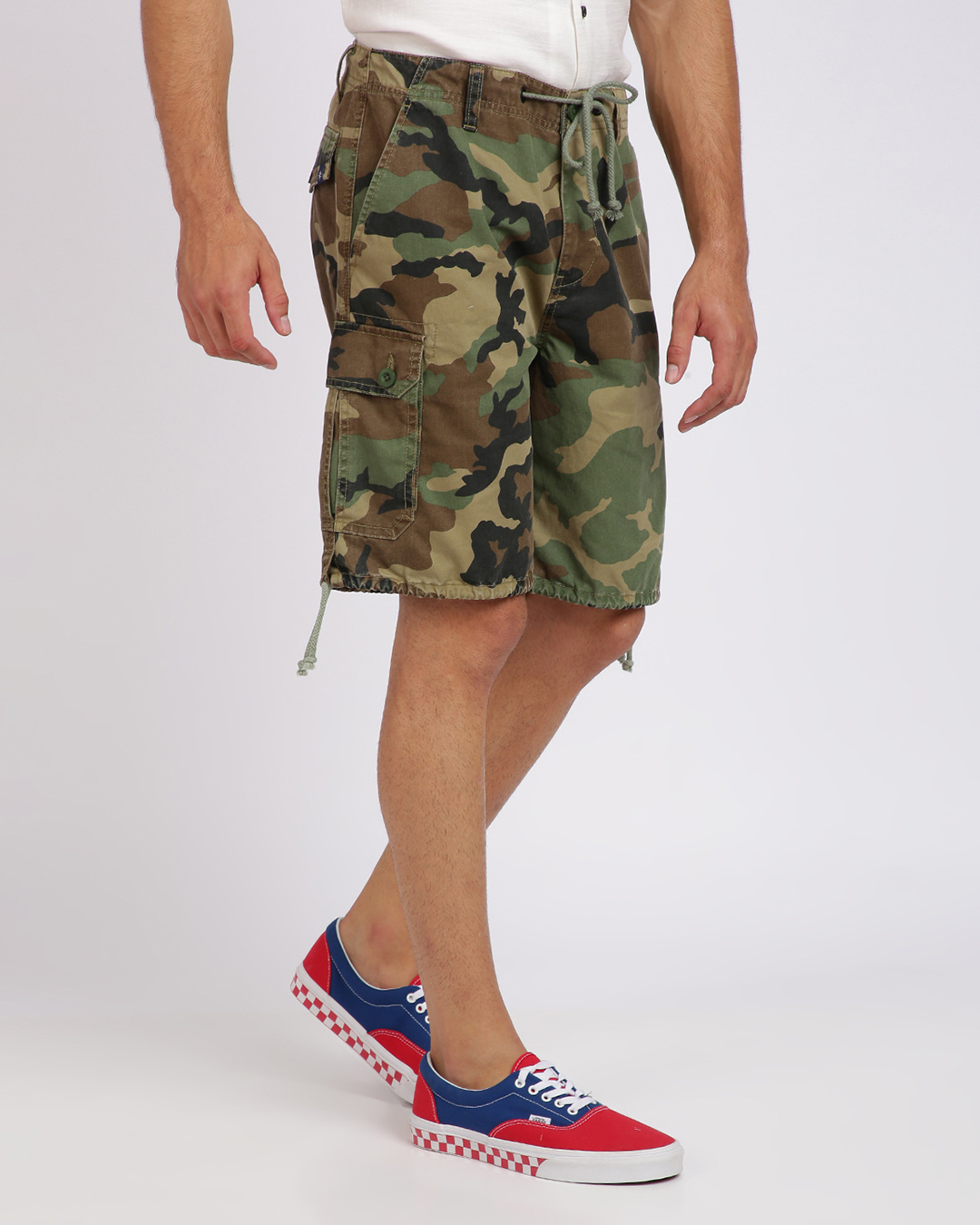 Buy Breakbounce Washed camo loose cargo 