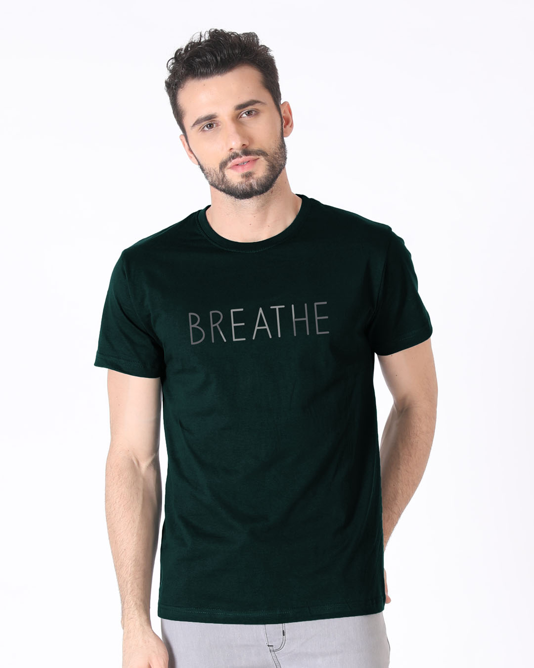 Shop Breathe Half Sleeve T-Shirt-Back