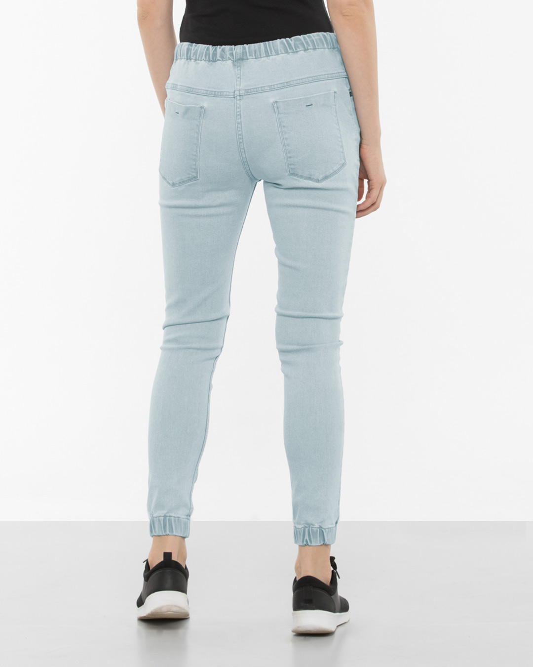 denim joggers bewakoof